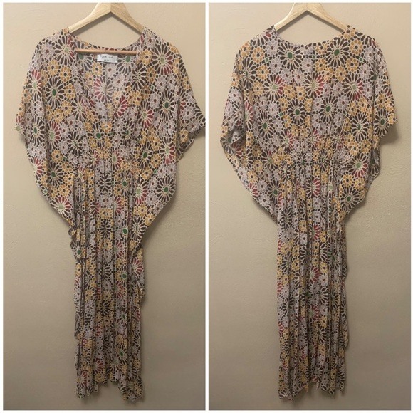 Anthropologie Rujuta Sheth Cinch Kaftan One Size - Picture 5 of 9